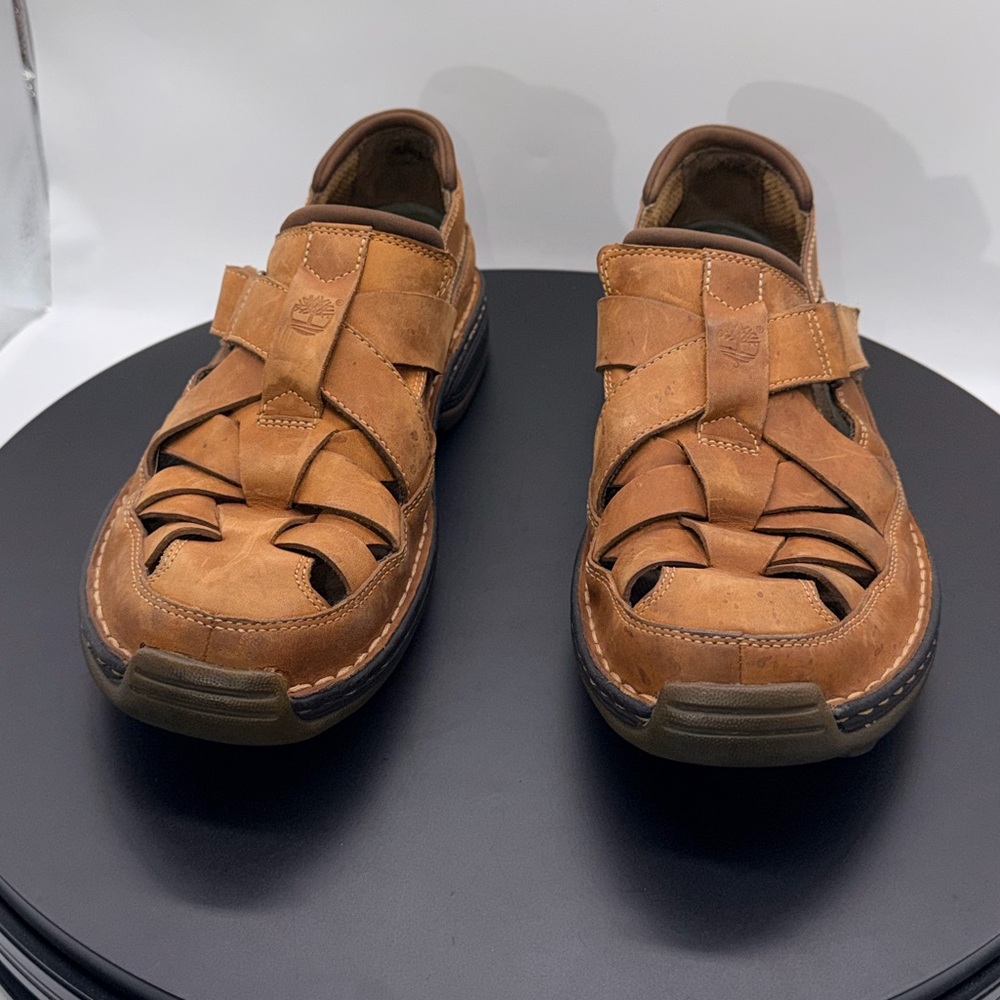 Timberland Fisherman Sandal Genuine Leather Mens Size 11